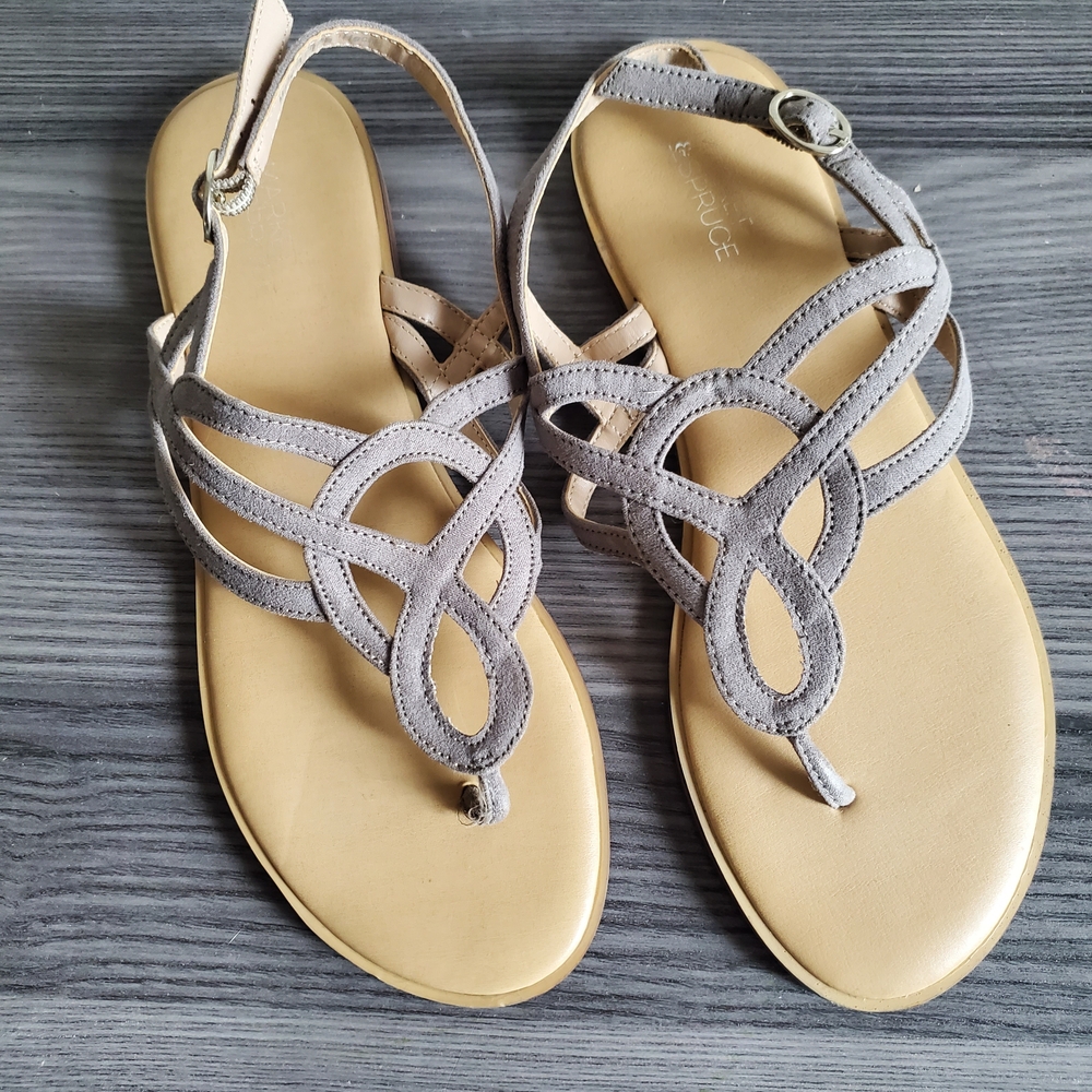 Market Spruce Elegant Taupe Sandals